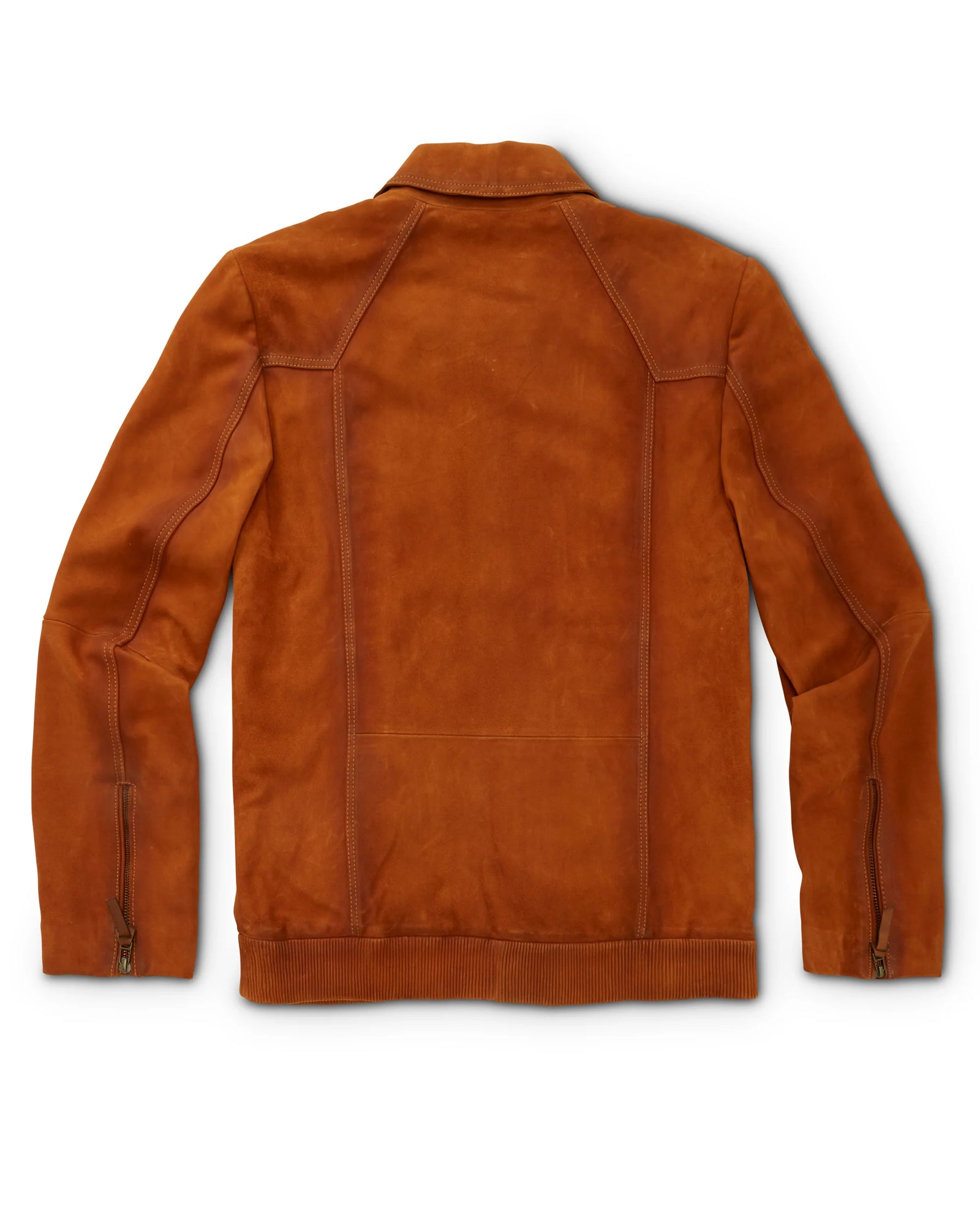 King Ranch Suede Bomber Jacket For Sale