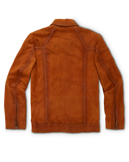 King Ranch Suede Bomber Jacket For Sale