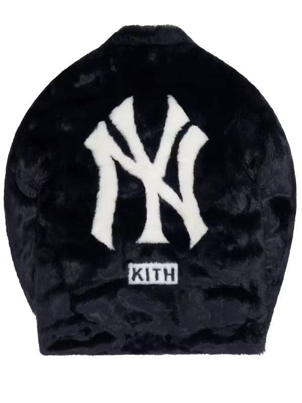 Kith New York Yankees Fur Jacket