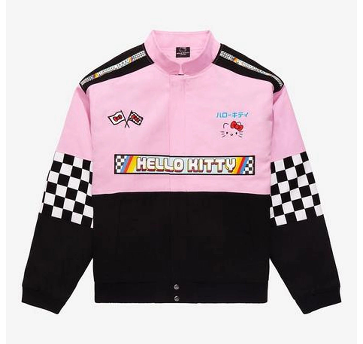 Kuromi_Racing_Jacket_Pink