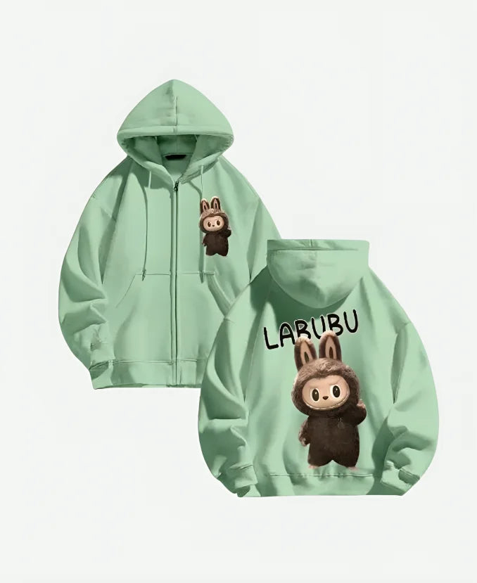Labubu The Monster Zip-Up Hoodie