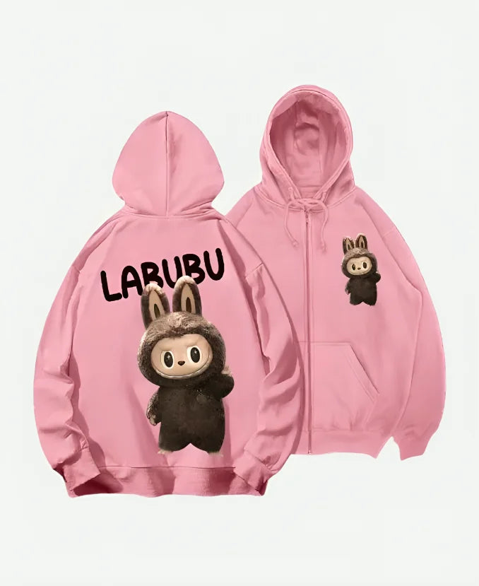 Labubu The Monster Zip-Up Hoodie