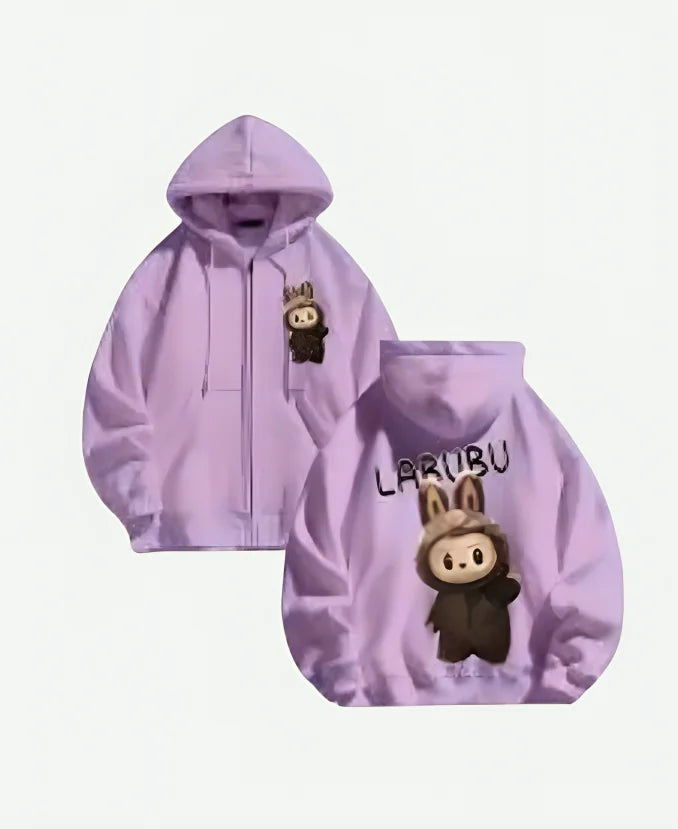 Labubu The Monster Zip-Up Hoodie