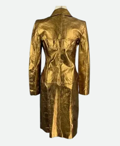 Lily Emily In Paris S03 Golden Coat