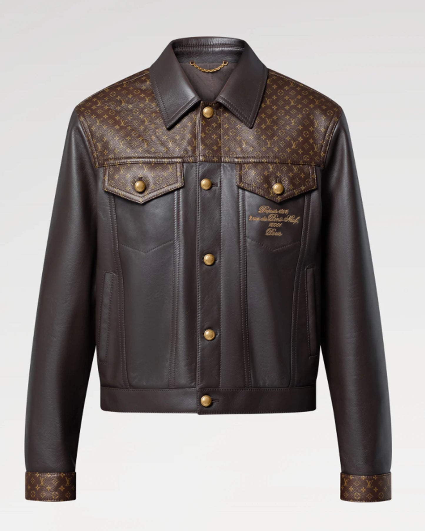 LOUIS VUITTON レザー ジャケット Louis Vuitton Leather Jacket – Zing Apparel