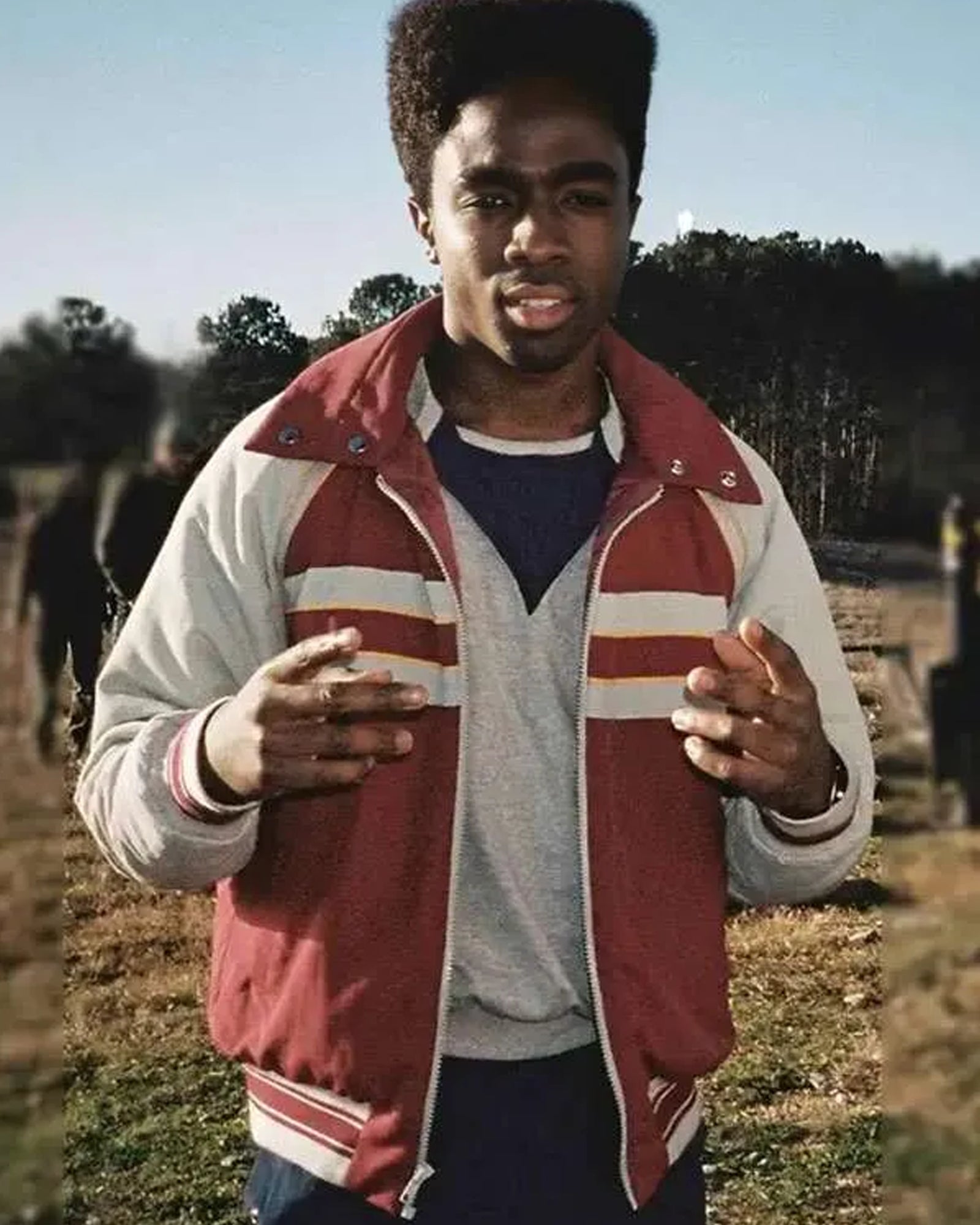 Lucas Sinclair Stranger Things S05 Bomber Jacket