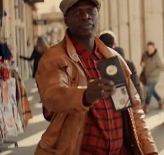 Lupin Omar Sy Leather Jacket