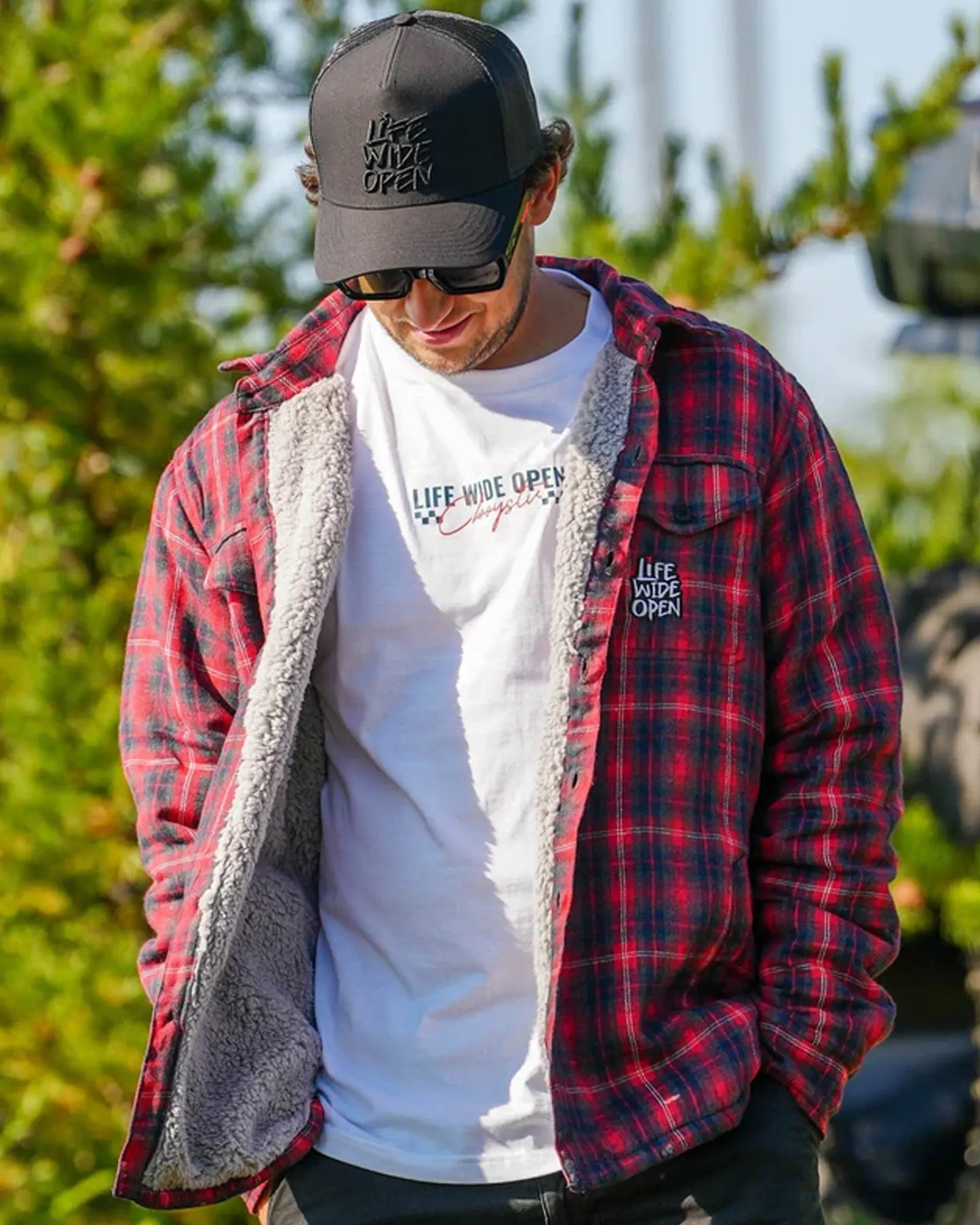 Lwo-Black-And-Red-Flannel-Jacket