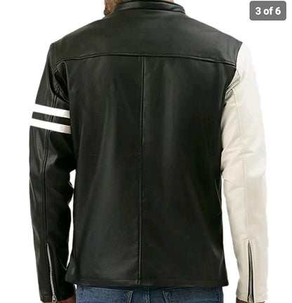 Mad_Max_Leather_Jacket,_Black_And_White_For_Sale