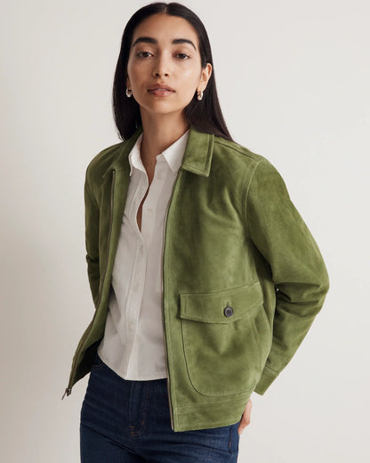 Madewell-Green-Suede-Jacket