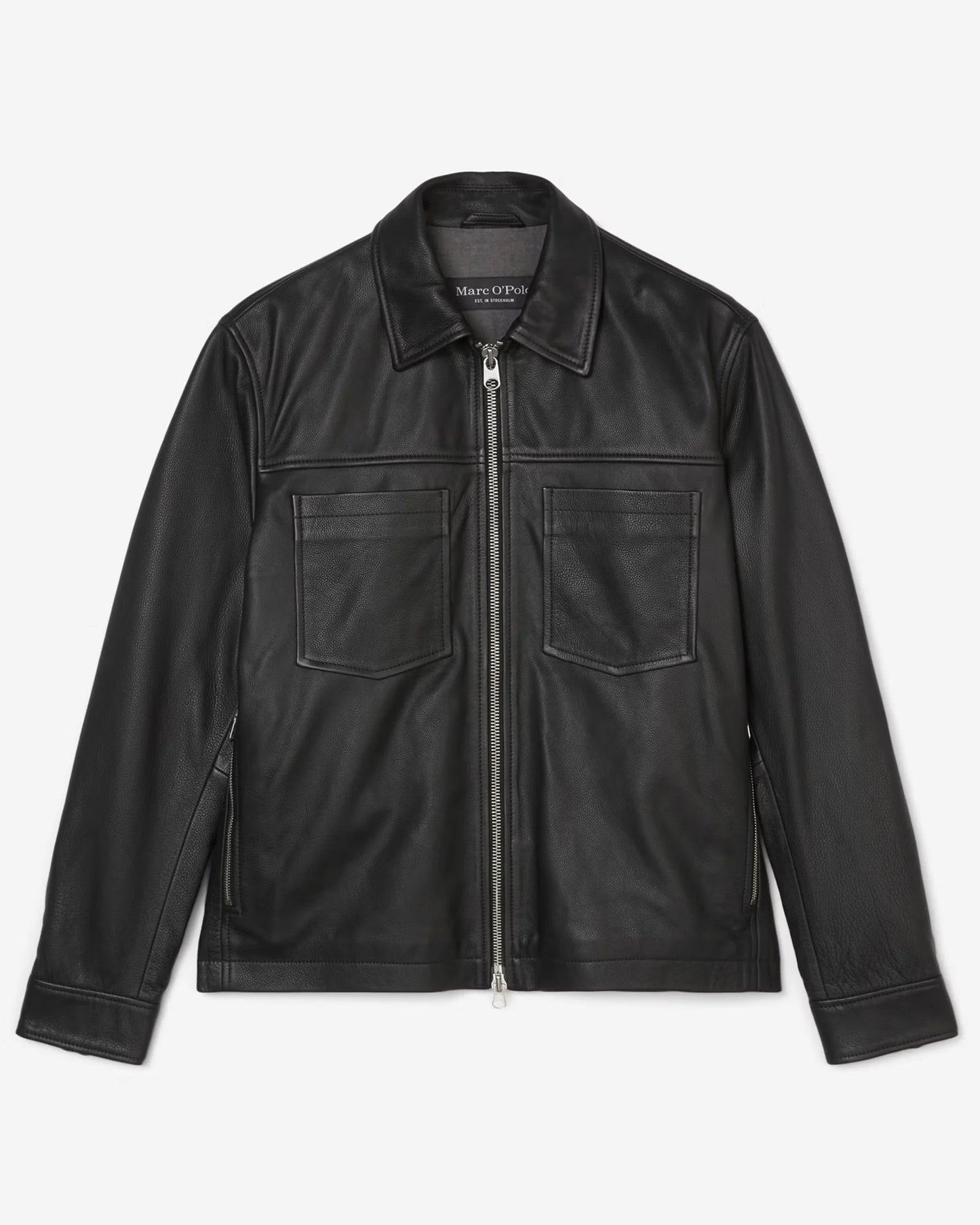 Marc-O-Polo-Leather-Black-Jacket