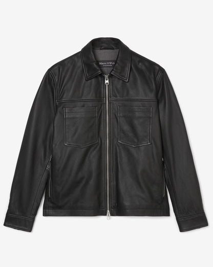 Marc-O-Polo-Leather-Black-Jacket