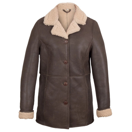 Brown Maria Sheepskin Shearling For Women