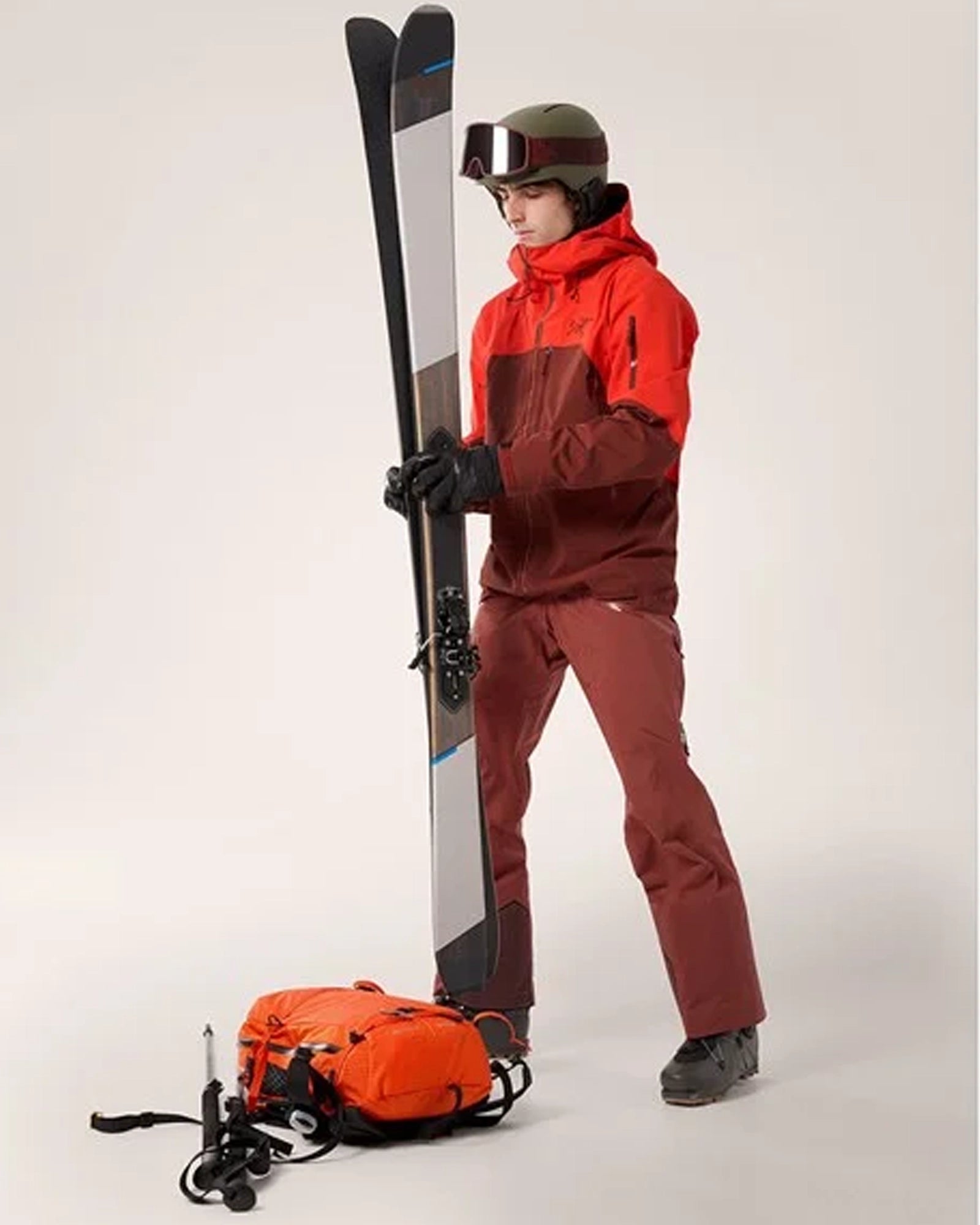 Maroon-And-Red-Arcteryx-Rush-Jacket