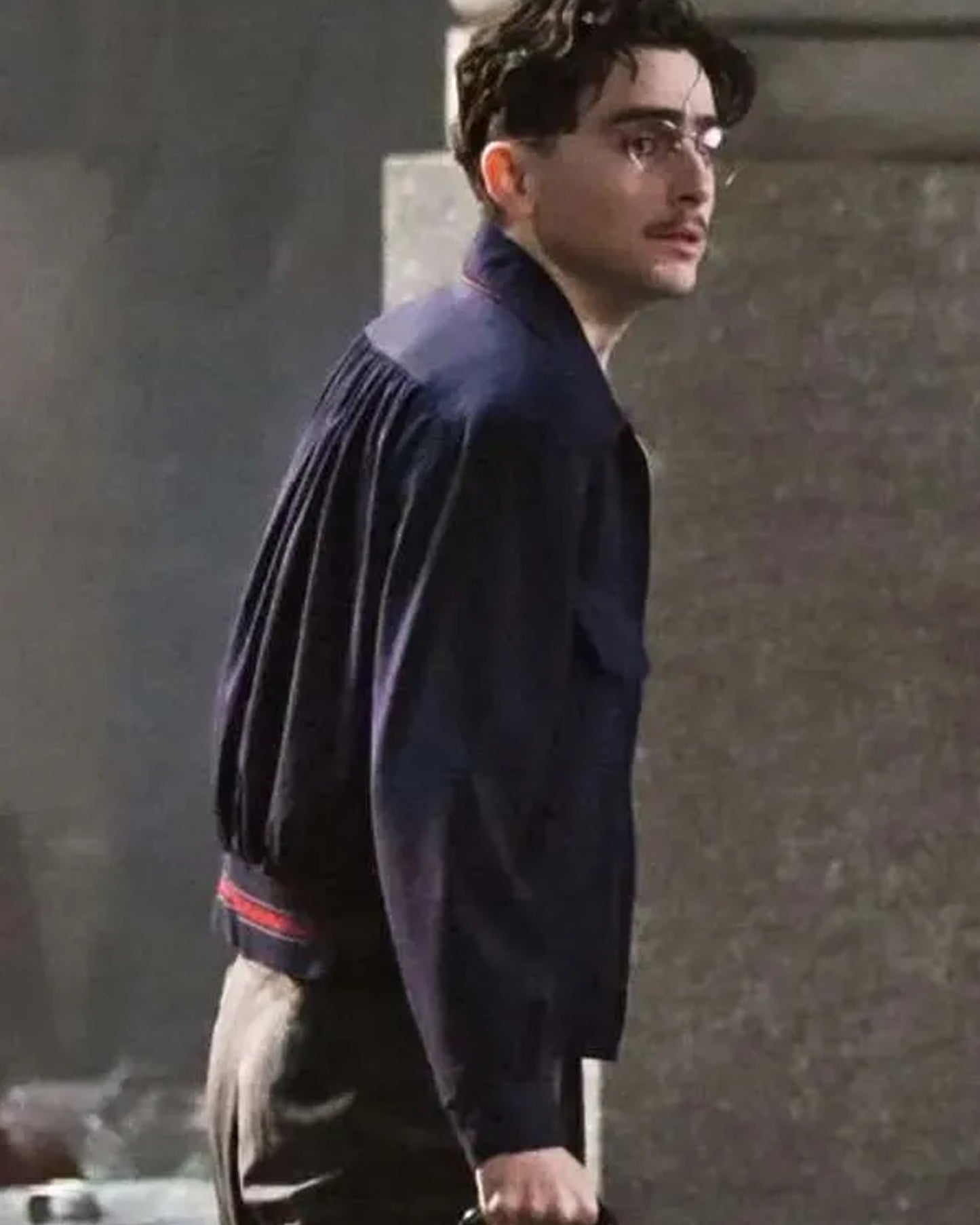 Marty Supreme Timothee Chalamet Blue Jacket
