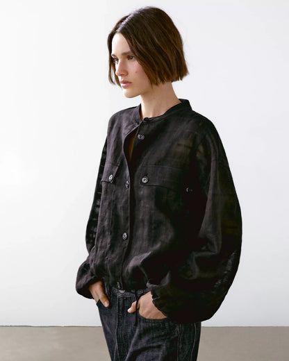 Massimo-Dutti-Black-Bomber-Jacket