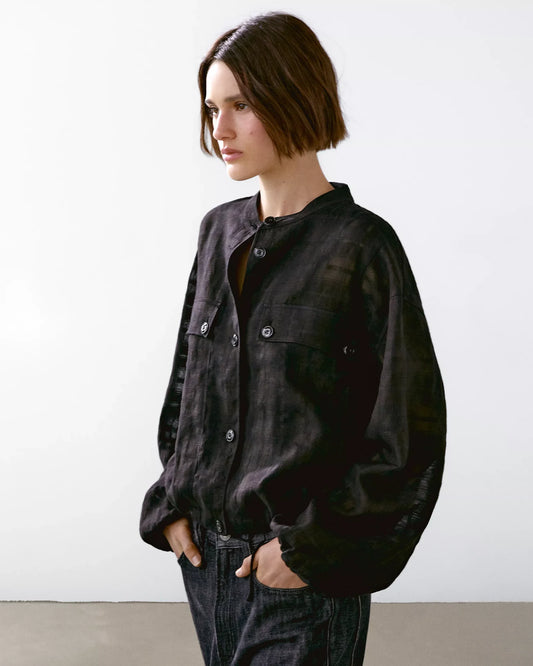 Massimo-Dutti-Black-Bomber-Jacket