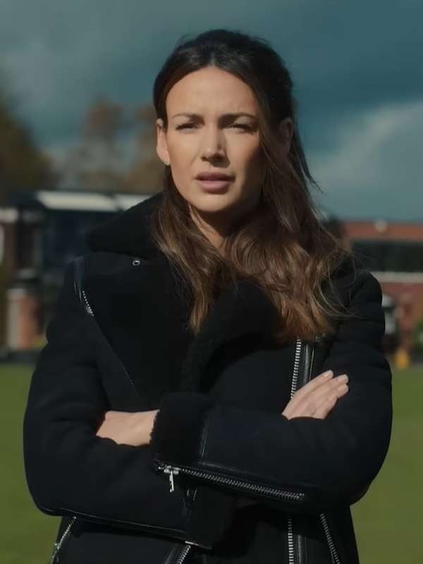 Maya Stern Fool Me Once S01 Shearling Leather Jacket Buy