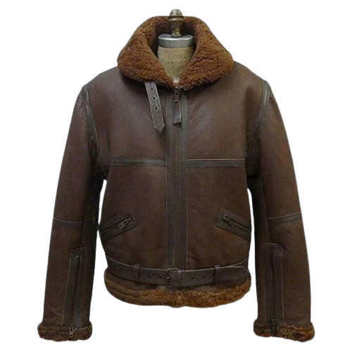 Brown Shearling Jacket For Men Special Edition