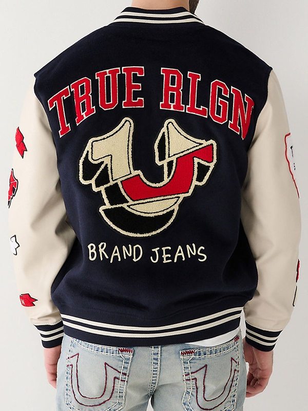 True Religion Varsity Wool Jacket