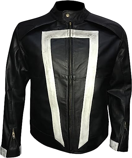 Halloween Jacket - Agents of Shield Black Leather Jacket  - Zing Apparle 