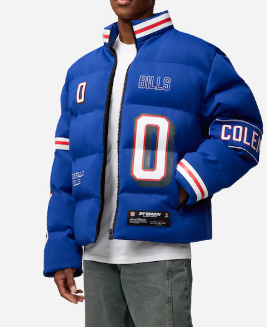 Keon Coleman Bills Off Season NFL Puffer Jacket