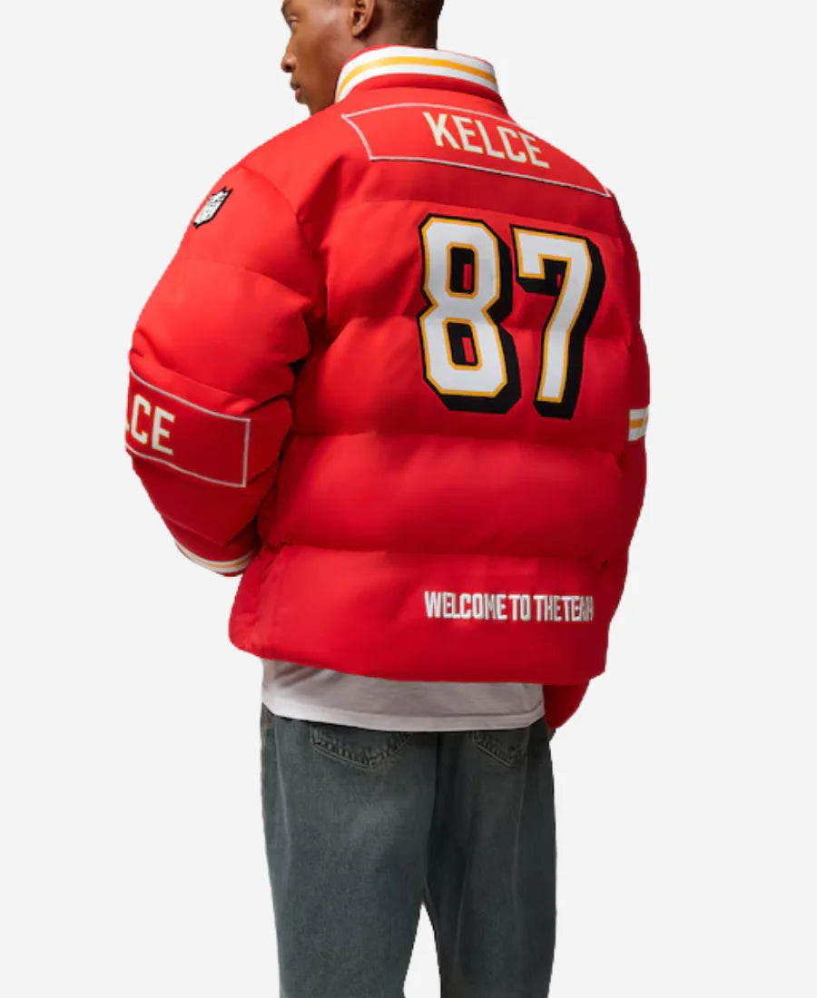 Travis Kelce Chiefs Off Season Puffer Jacket