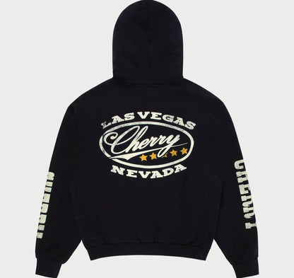 Navy Vintage Red Bull Big Logo Racing Hoodie