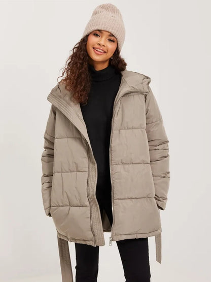 Nelly Puffer Jacket Beige Women
