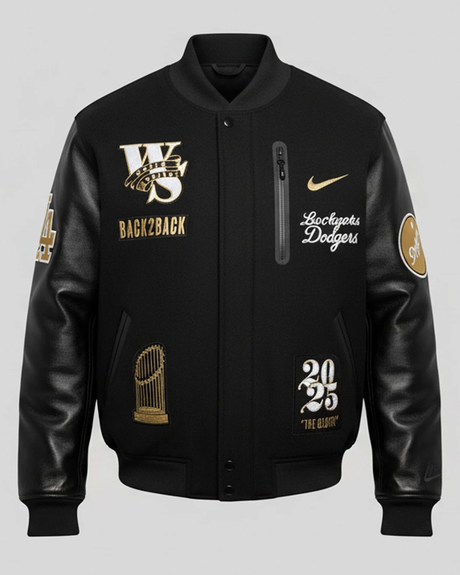 Nike Dodgers World Series Letterman Jacket – Zing Apparel