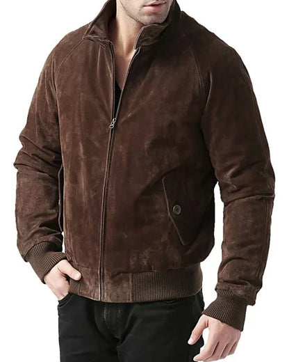 Niko-Bellic-Grand-Theft-Auto-IV-Brown-Bomber-Leather-Jacket