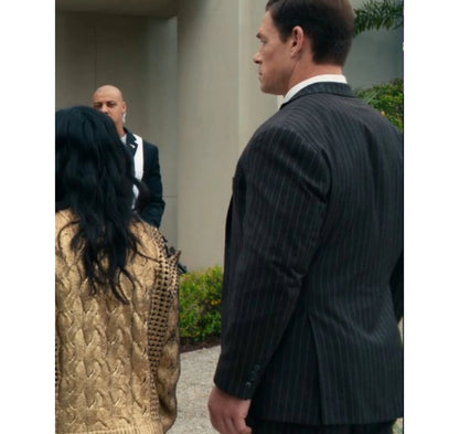 Noel-2024-Jackpot-Movie-John-Cena-Black-Stripped-Suit-sale