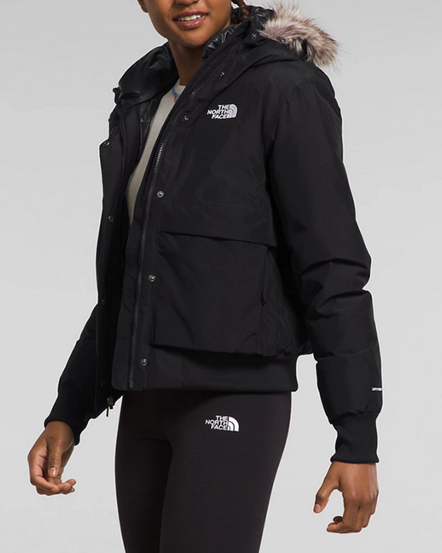 North-Face-Bomber-Jacket-Women-Black