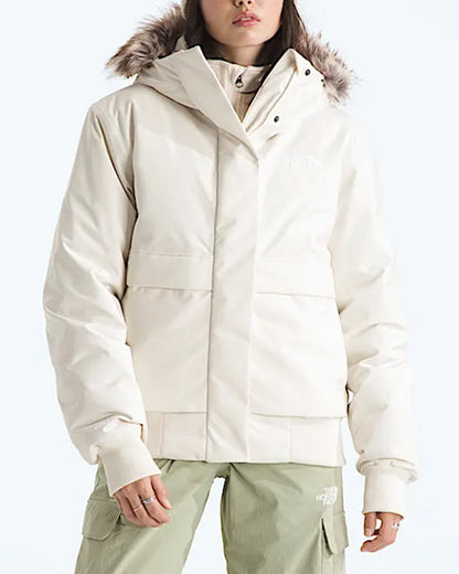 North-Face-Bomber-Jacket-Women-White