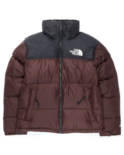 North-Face-Puffer-Jacket-Brown-And-Black