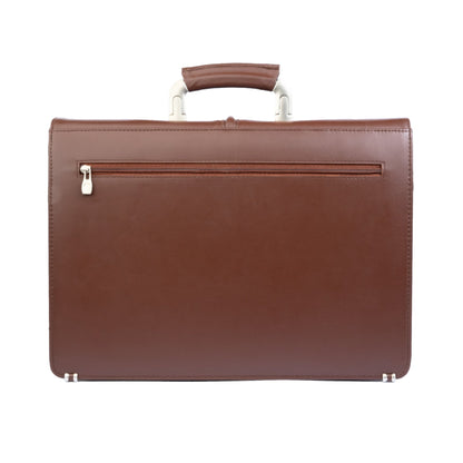 Modern Leather Office Bag with Lock