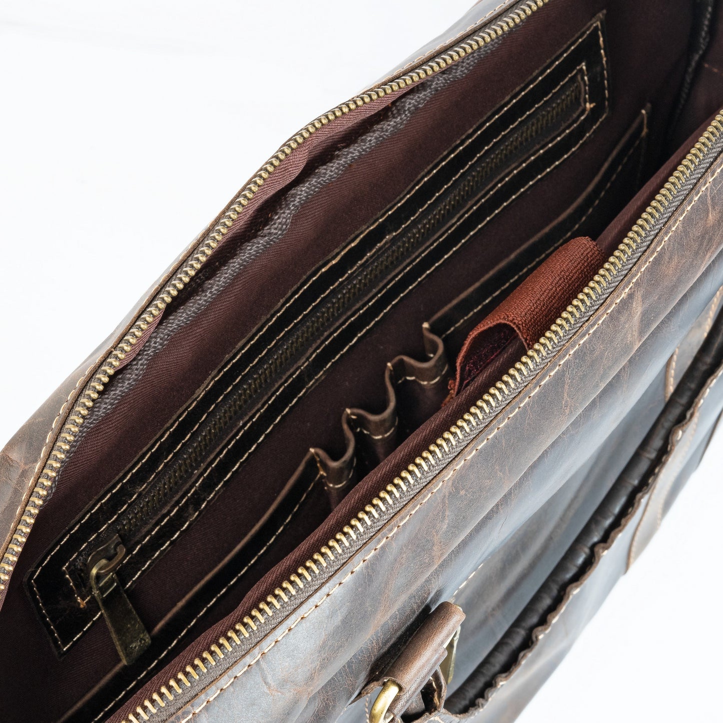 The Maverick Vintage Leather Laptop Bag