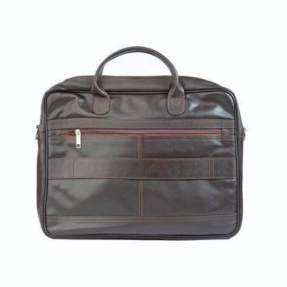 Slim Leather Office Bag For Laptop