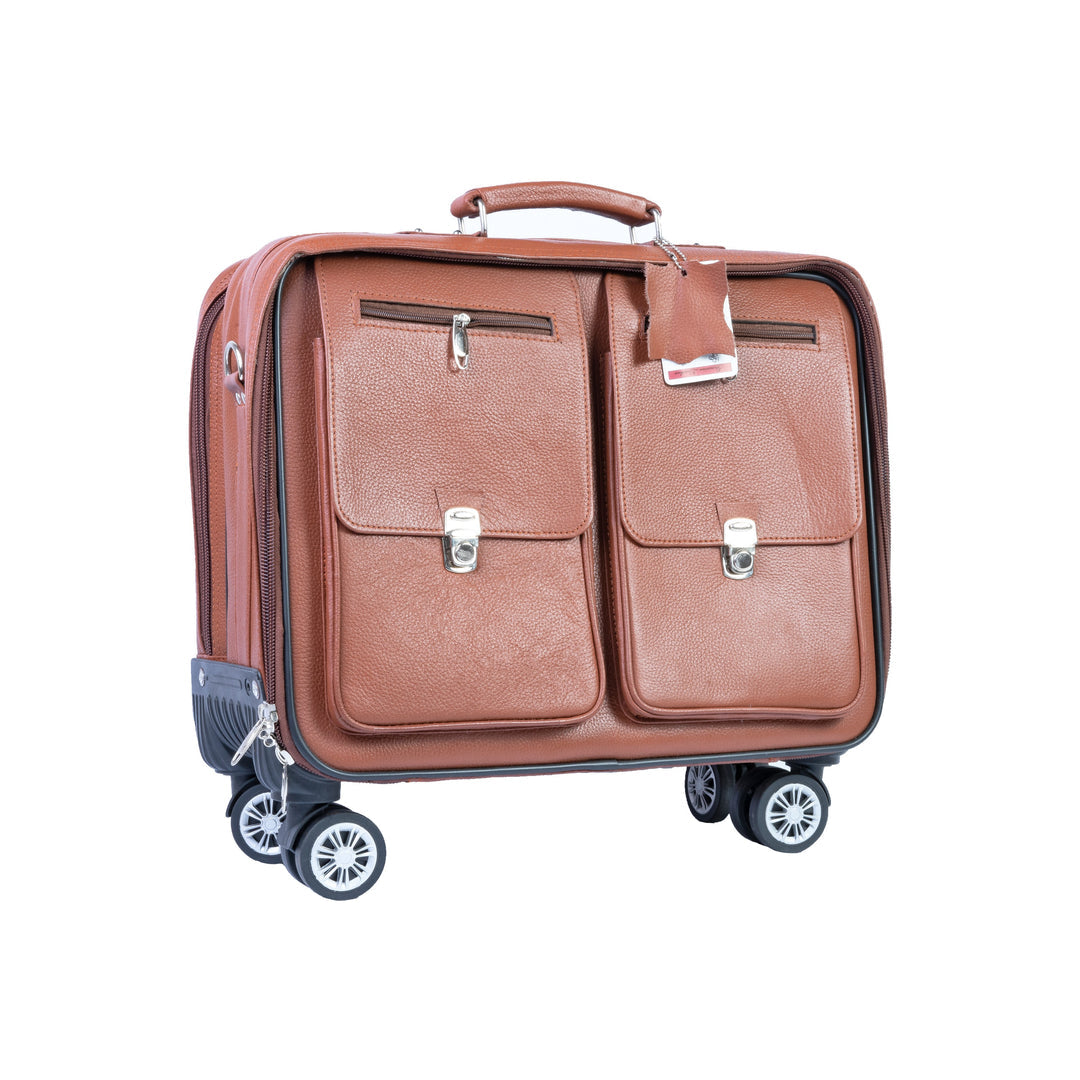 THE BROWN THE TRAVEL TROLLEY BAG