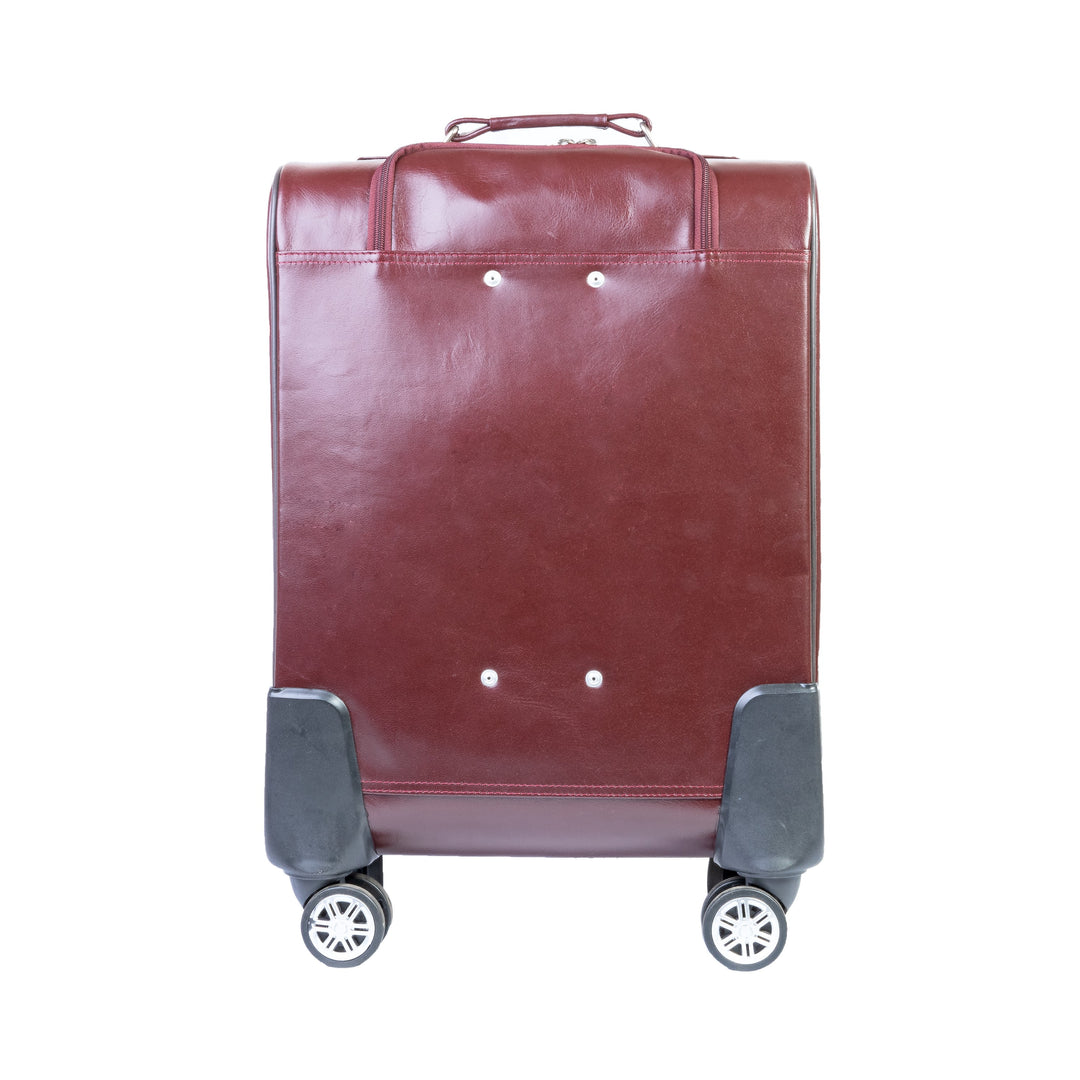 Leather Case Cabin Trolley Bag