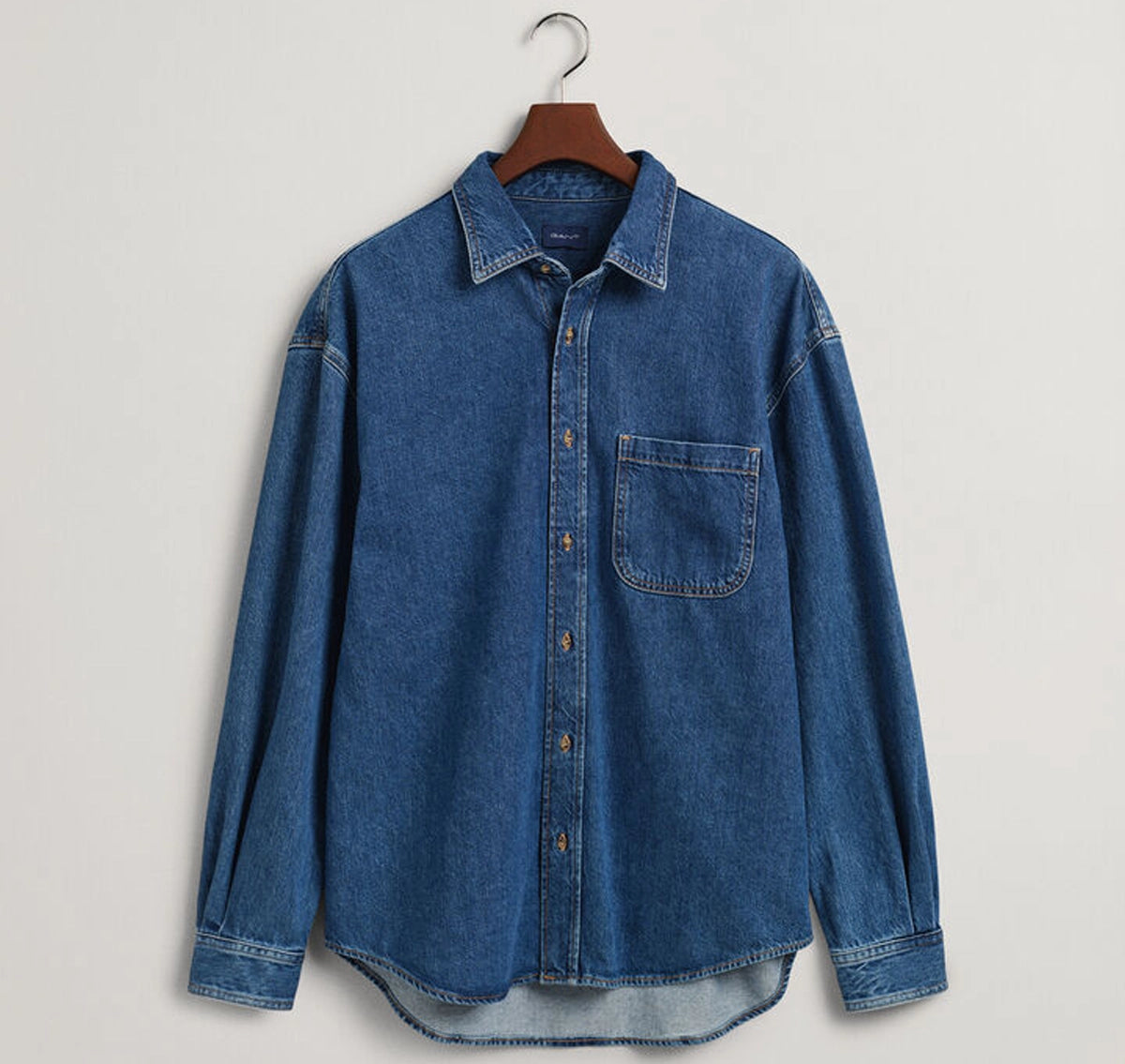 Oversized-Denim-Shirt-Blue