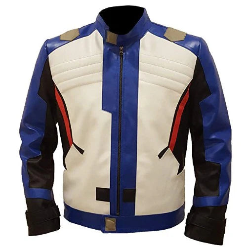 Blue Soldier Leather Jacket 