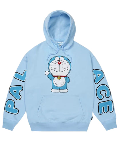 Palace Doraemon Hoodie Blue