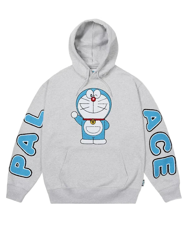 Palace Doraemon Hoodie Grey