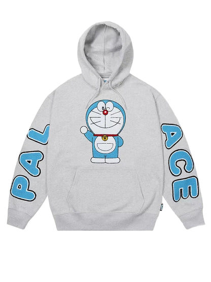 Palace Doraemon Hoodie Grey
