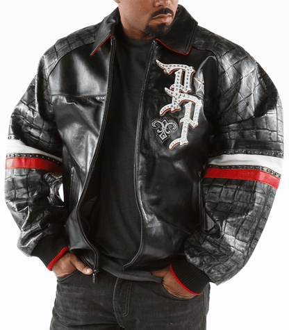 Pelle Highest Caliber Black Leather Movie Jacket