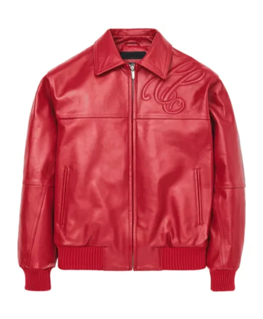 Pelle Pelle Puff Plush Red Leather Jacket