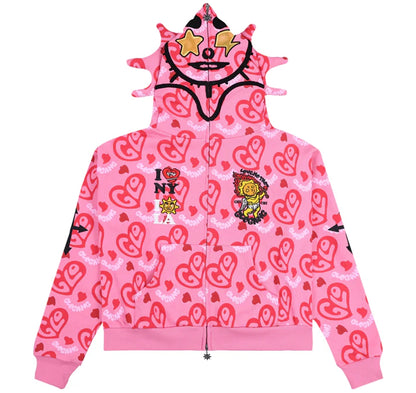 Pink-Glo-Gang-Hoodie-Back