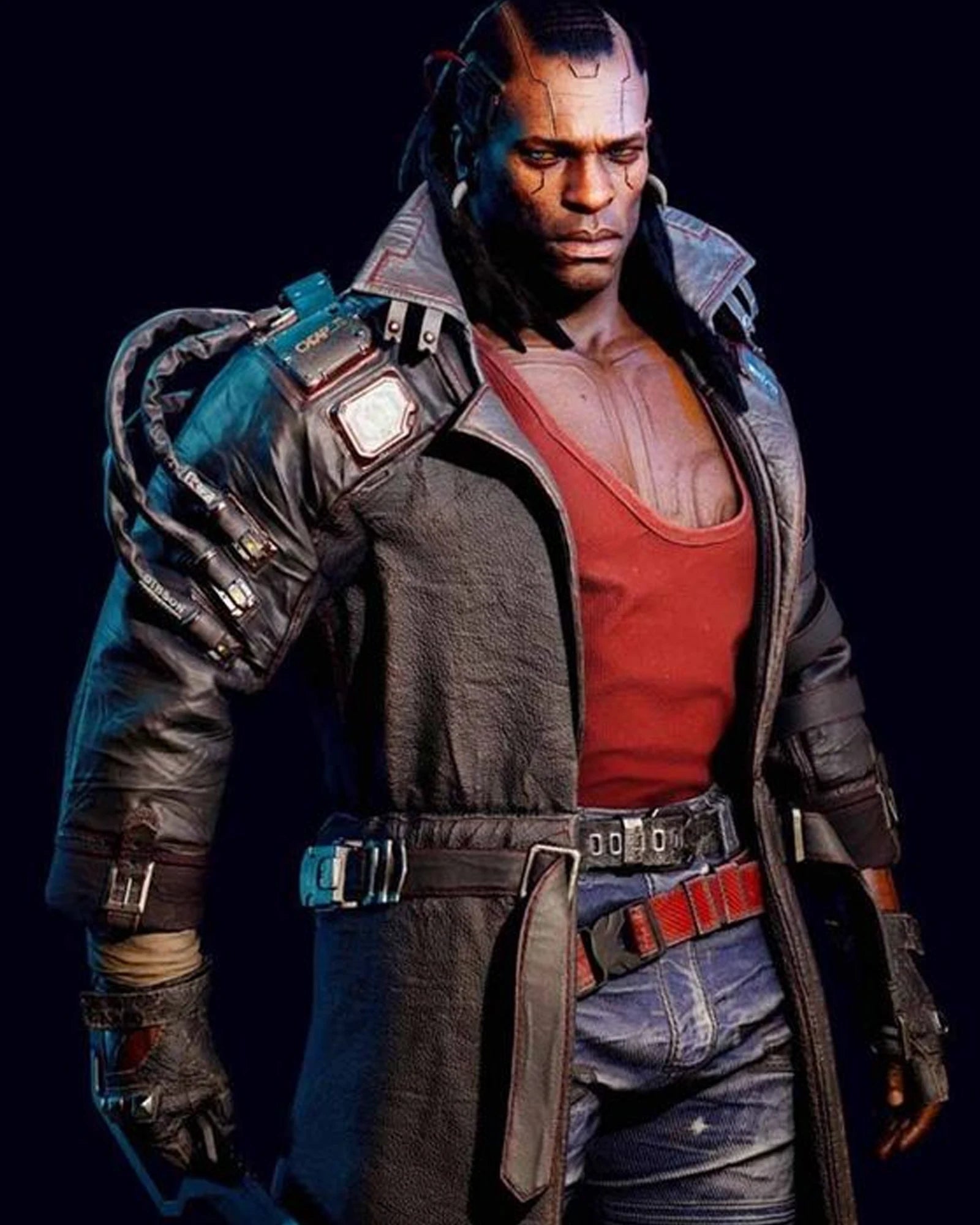 Placide-Brown-Leather-Trench-Coat-Cyberpunk-2077