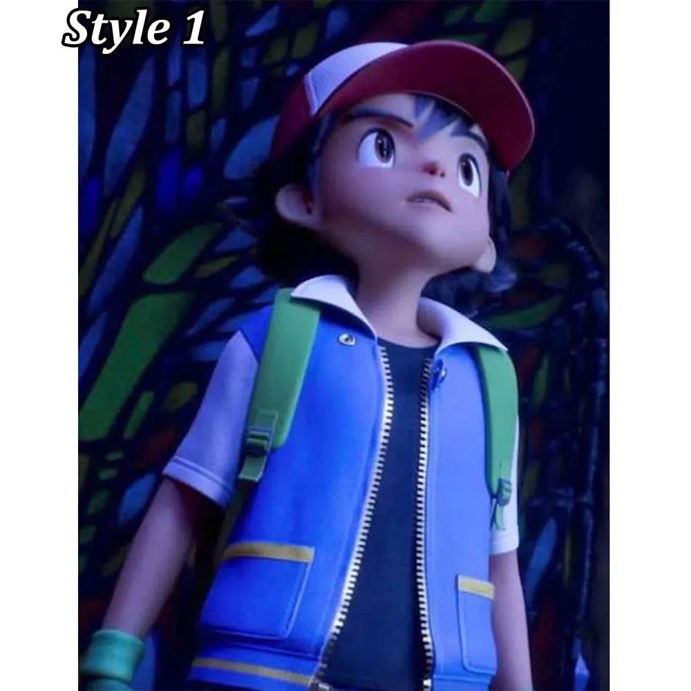 Pokemon Ash Ketchum Blue Jacket